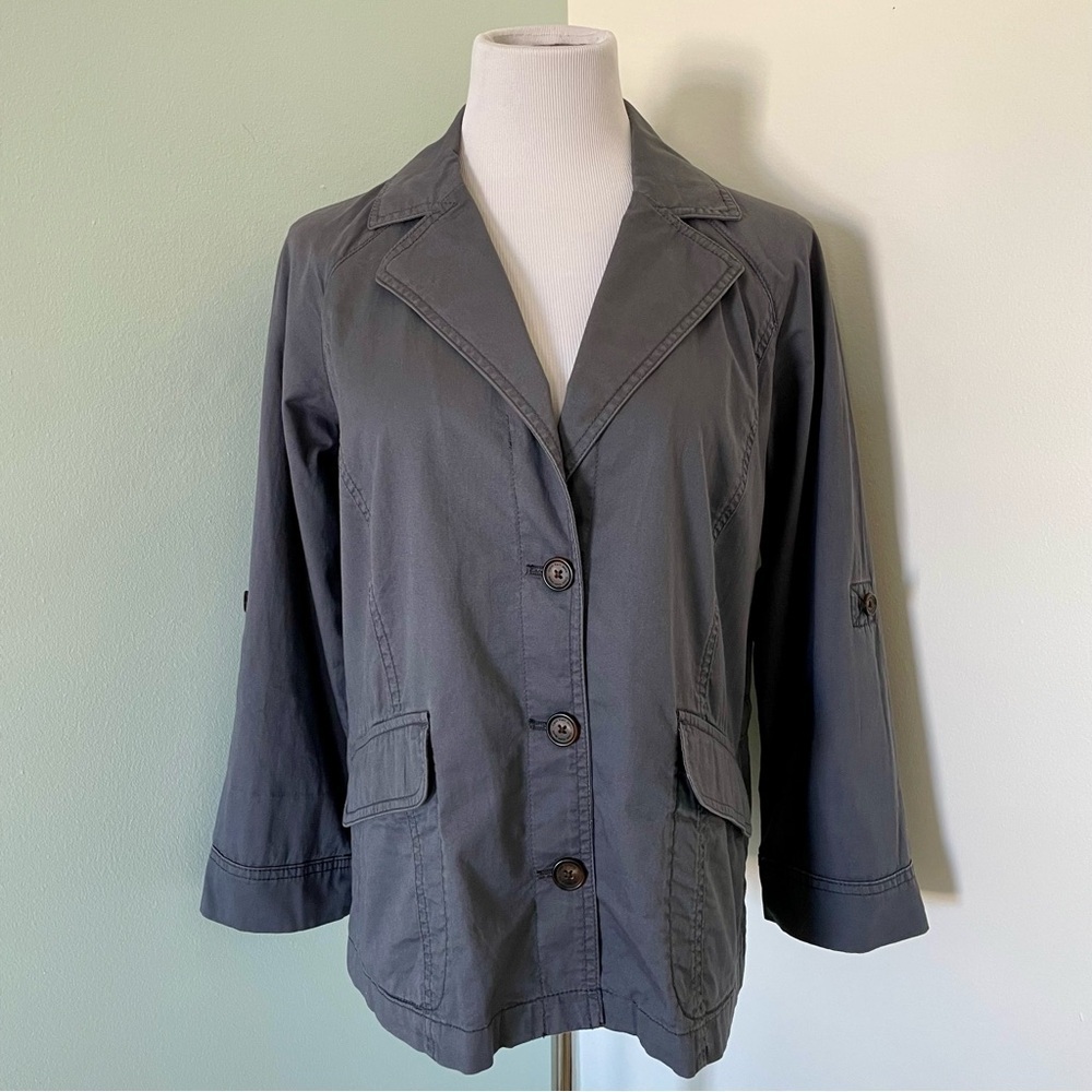 Calvin Klein Women’s Gray Jacket Blazer Size L